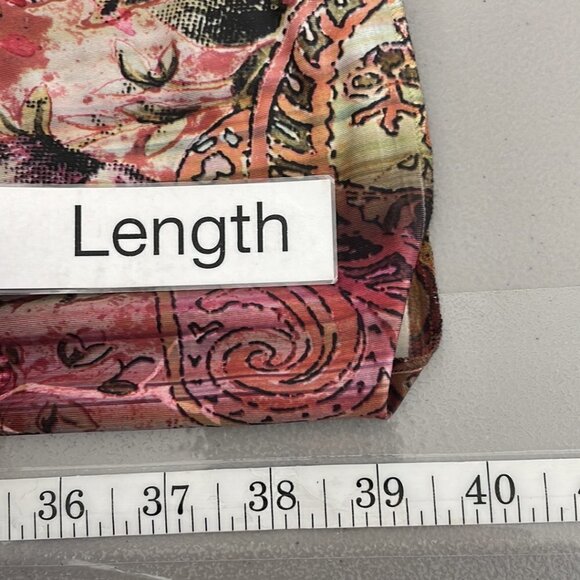 World Unity Romantic Stone Dress NWT Short Sleeve Notch Midi Pink Size Large L - Picture 17 of 17